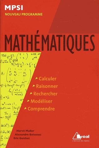 Emprunter Mathématiques MSPI. Edition 2013 livre