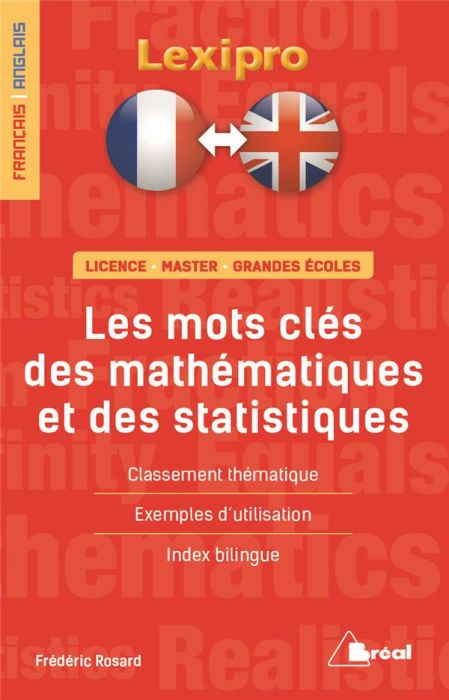 Emprunter Les mots-clés des mathématiques et des statistiques. Edition bilingue français-anglais livre