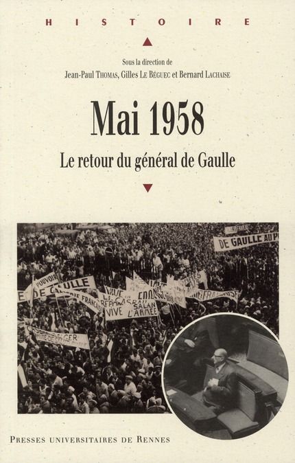 Emprunter Mai 1958. Le retour du général de Gaulle livre