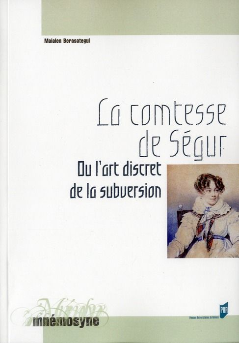 Emprunter La comtesse de Ségur ou l'art discret de la subversion livre