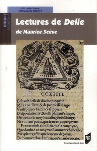 Emprunter Lectures de Délie. Maurice Scève livre