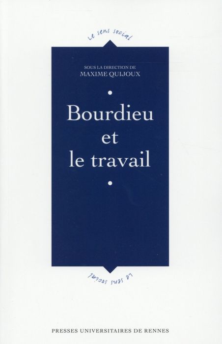 Emprunter Bourdieu et le travail livre