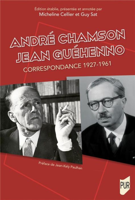 Emprunter André Chamson - Jean Guéhenno. Correspondance 1927-1961 livre