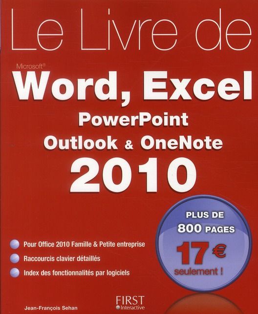 Emprunter Le livre de Word, Excel, Powerpoint, Outlook & OneNote 2010 livre
