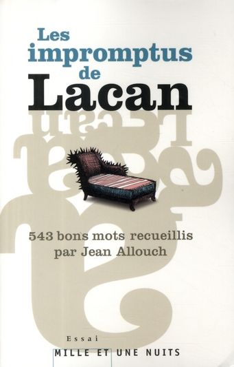 Emprunter 543 impromptus de Jacques Lacan livre
