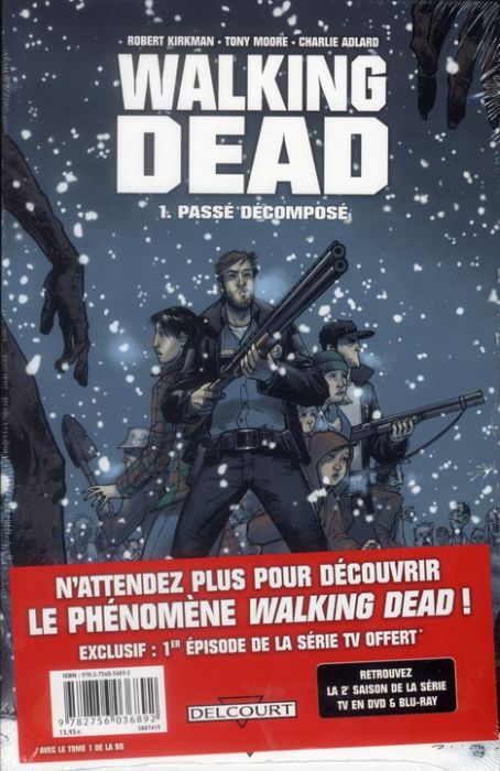 Emprunter DELCOURT WALKING DEAD 1 + DVD livre