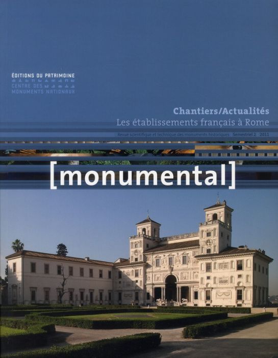 Emprunter Monumental Semestriel 2, Décembre 2011 : Les établissements français à Rome livre