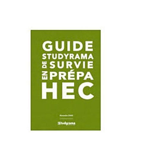 Emprunter Guide Studyrama de survie en prépa HEC livre