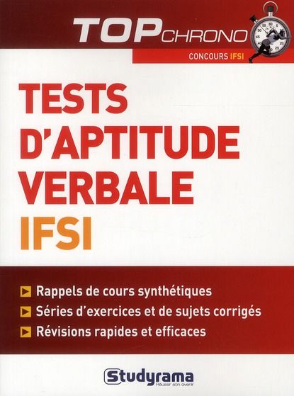 Emprunter Tests d'aptitude verbale IFSI livre