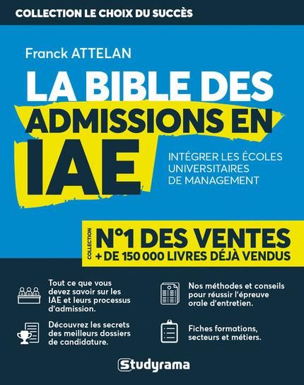 Emprunter La bible des admissions en IAE livre