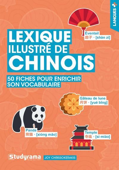 Emprunter LANGUES+ - LEXIQUE ILLUSTRE DE CHINOIS - 50 FICHES POUR ENRICHIR SON VOCABULAIRE livre