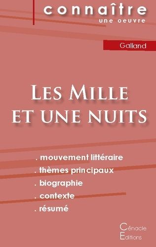 Emprunter Fiche de lecture Les Mille et une nuits (Analyse littéraire de référence et résumé complet) livre