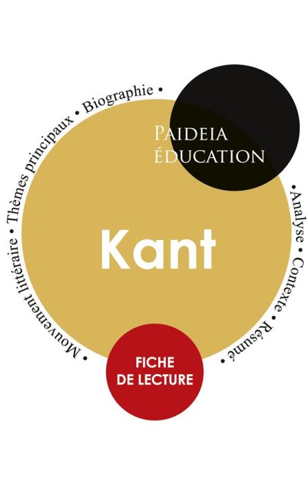 Emprunter Emmanuel Kant : étude détaillée et analyse de sa pensée livre