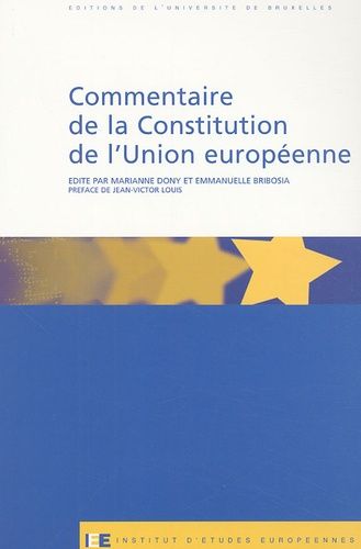 Emprunter Commentaire de la Constitution de l'Union européene livre