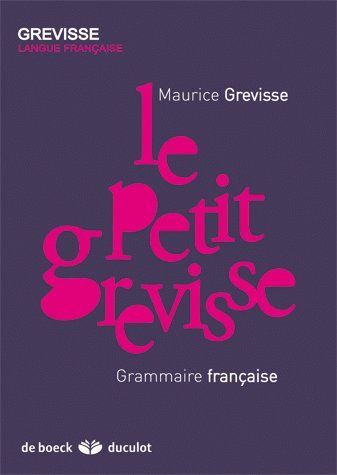Emprunter Le Petit Grevisse. Grammaire française, 32e édition livre