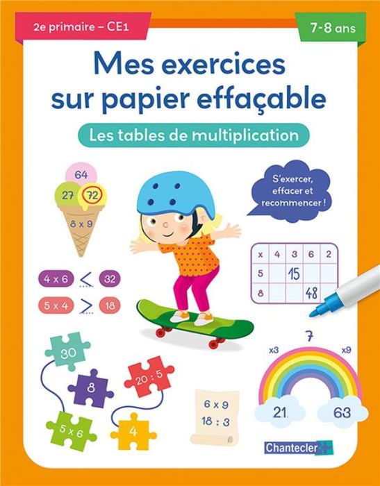 Les indispensables CE2, 7-8 ans : français-maths : 30 cartes