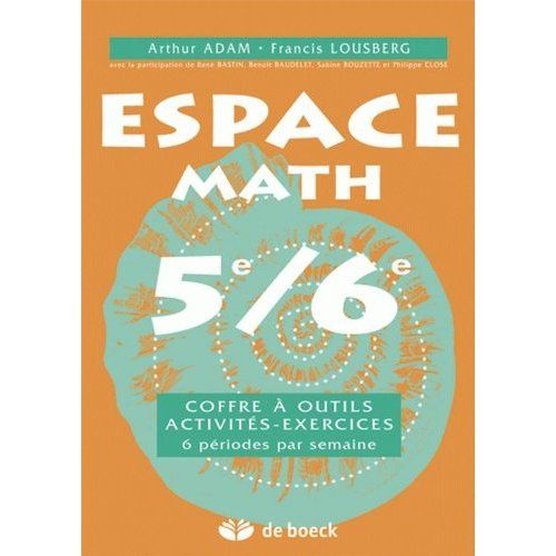 Emprunter Espace math 5e/6e livre