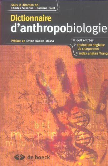 Emprunter Dictionnaire d'anthropobiologie livre
