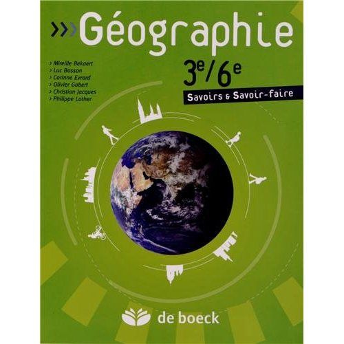 Emprunter Géographie 3e/6e. Savoirs et savoir-faire livre