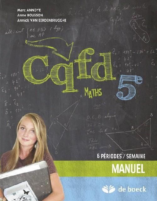 Emprunter Cqfd maths 5- 6 per./sem. - - manuel livre