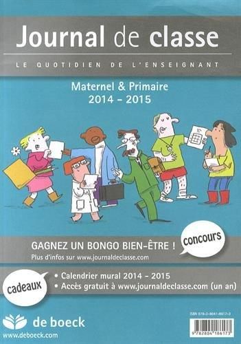 Emprunter Journal de classe de l'enseignant maternel et primaire 2014-2015/Recharge livre