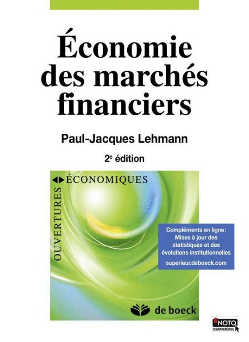 Emprunter Economie des marchés financiers. 2e édition livre