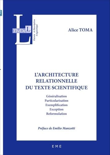 Emprunter L'architecture relationnelle du texte scientifique. Généralisation, particularisation, exemplificati livre