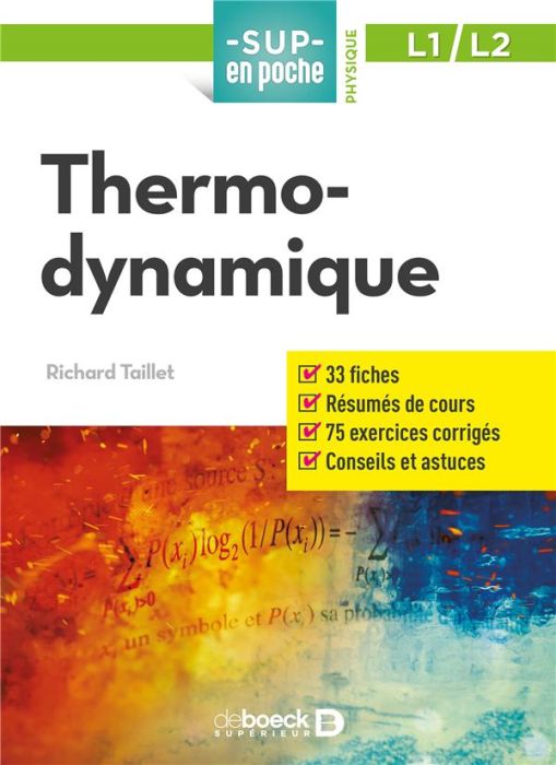 Emprunter Thermodynamique livre