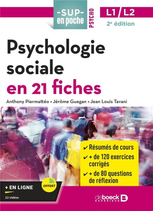 Emprunter PSYCHOLOGIE SOCIALE EN 21 FICHES - LICENCES 1 ET 2 livre