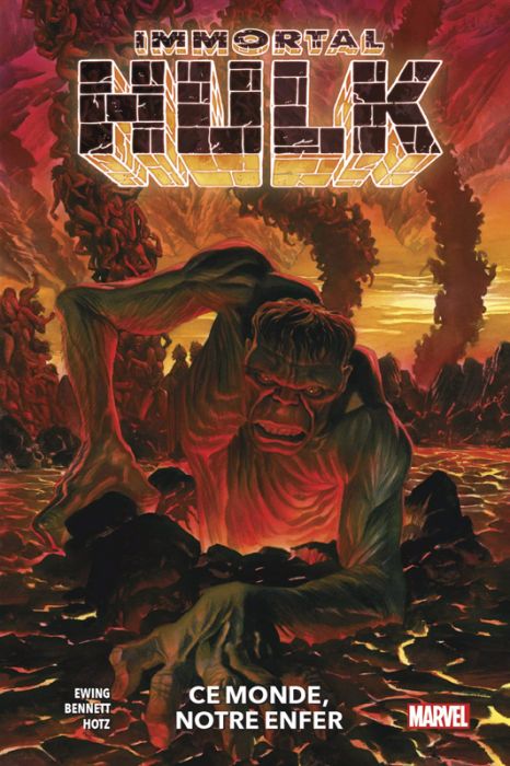 Emprunter Immortal Hulk Tome 3 : Ce monde, notre enfer. Avec les jaquettes des Tomes 1 et 2 afin d'harmoniser livre