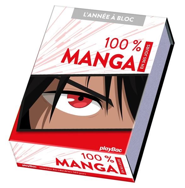 Calendrier 100% manga en 365 jours - COLLECTIF