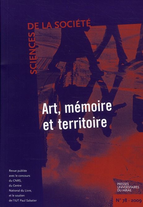Emprunter Sciences de la Société N° 78, 2009 : Art, mémoire et territoire livre