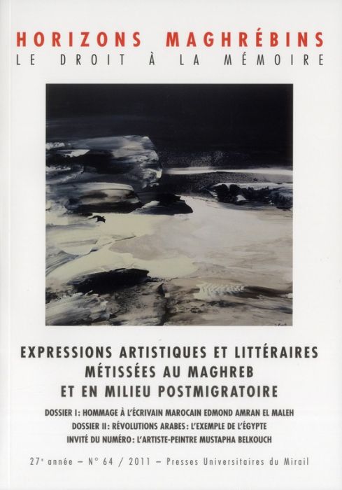 Emprunter Horizons maghrébins N° 64/2011 : Expressions artistiques et littéraires métissées au Maghreb et en m livre