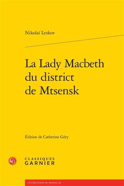 Emprunter La lady Macbeth du district de Mtsensk livre