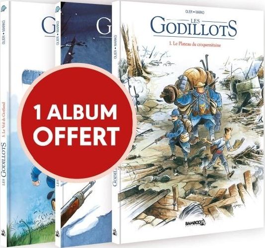 Emprunter Les Godillots : Pack en 3 volumes : Tomes 1 à 3. Le Plateau du croquemitaine %3B L'Oreille coupée %3B Le livre