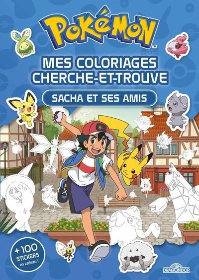 Emprunter Mes coloriages cherche-et-trouve Pokémon. Sacha et ses amis. + 100 stickers en cadeau ! livre