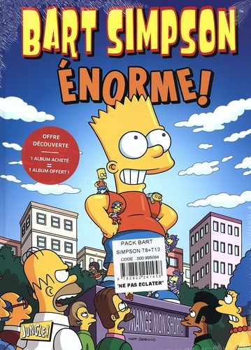 Emprunter Bart Simpson : Pack 2 volumes : Tome 8, Enorme ! Tome 13, En plein dans le mille ! livre