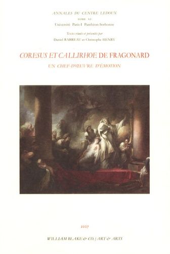Emprunter Coresus et Callirhoe de Fragonard livre