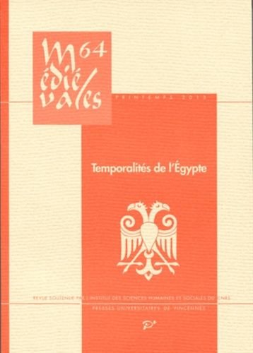 Emprunter Médiévales N° 64, Printemps 2013 : Temporalités de l'Egypte livre
