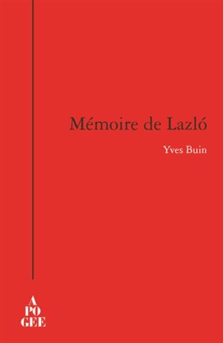 Emprunter Mémoire de Lazlo livre