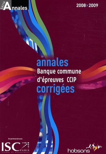 Emprunter ANNALES BANQUE COMMUNE D'EPREUVES CCIP livre