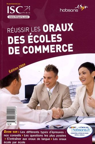Emprunter REUSSIR LES ORAUX DES ECOLES DE COMMERCE EDITION 2009 livre