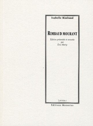 Emprunter Rimbaud mourant livre