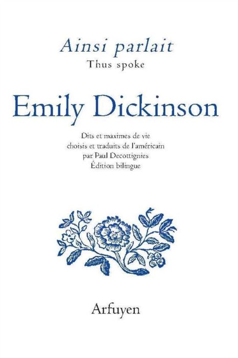 Emprunter Ainsi parlait Emily Dickinson livre
