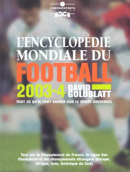 Emprunter ENCYCLOPEDIE MONDIALE DU FOOTBALL 2003 livre