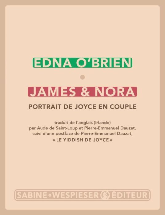 Emprunter James & Nora. Portrait de Joyce en couple livre