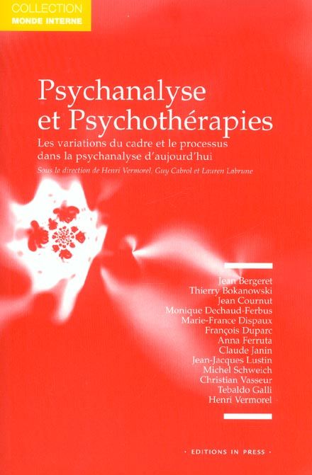 Emprunter Psychanalyse et psychothérapies. Les variations du cadre et le processus dans la psychanalyse d'aujo livre