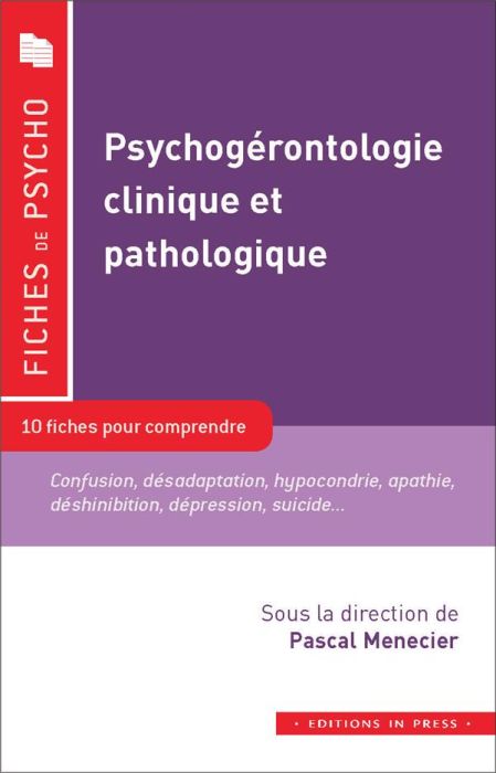 Emprunter Psychogérontologie clinique et pathologique livre