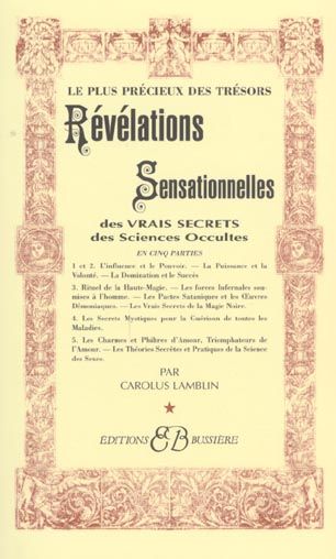 Emprunter REVELATIONS SENSATIONNELLES DES VRAIS SECRETS DES SCIENCES OCCULTES livre