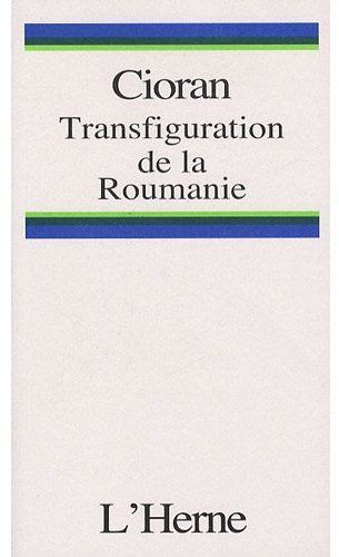 Emprunter Transfiguration de la Roumanie livre